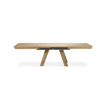 Sally ausziehbarer Esstisch aus Eichenfurnier und Eiche, 180-380 cm - ZEN ZONE Furniture