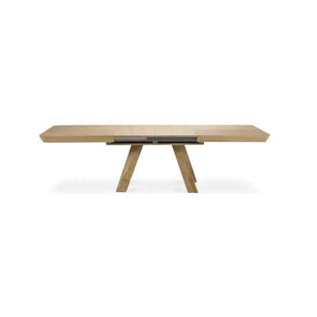 Sally ausziehbarer Esstisch aus Eichenfurnier und Eiche, 180-380 cm - ZEN ZONE Furniture