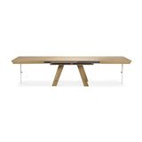 Sally ausziehbarer Esstisch aus Eichenfurnier und Eiche, 180-380 cm - ZEN ZONE Furniture