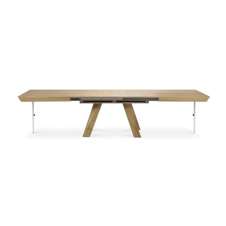 Sally ausziehbarer Esstisch aus Eichenfurnier und Eiche, 180-380 cm - ZEN ZONE Furniture