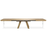 Sally ausziehbarer Esstisch aus Eichenfurnier und Eiche, 180-380 cm - ZEN ZONE Furniture