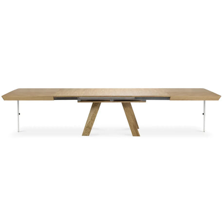 Sally ausziehbarer Esstisch aus Eichenfurnier und Eiche, 180-380 cm - ZEN ZONE Furniture