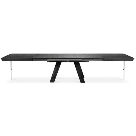 Sally ausziehbarer Esstisch aus Eichenfurnier und Eiche, 180-380 cm - ZEN ZONE Furniture