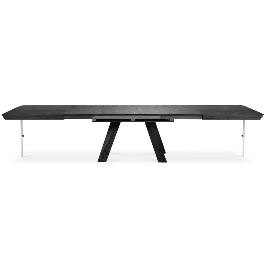 Sally ausziehbarer Esstisch aus Eichenfurnier und Eiche, 180-380 cm - ZEN ZONE Furniture