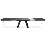 Sally ausziehbarer Esstisch aus Eichenfurnier und Eiche, 180-380 cm - ZEN ZONE Furniture