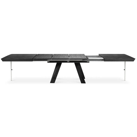 Sally ausziehbarer Esstisch aus Eichenfurnier und Eiche, 180-380 cm - ZEN ZONE Furniture