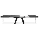 Sally ausziehbarer Esstisch aus Eichenfurnier und Eiche, 180-380 cm - ZEN ZONE Furniture