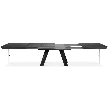 Sally ausziehbarer Esstisch aus Eichenfurnier und Eiche, 180-380 cm - ZEN ZONE Furniture