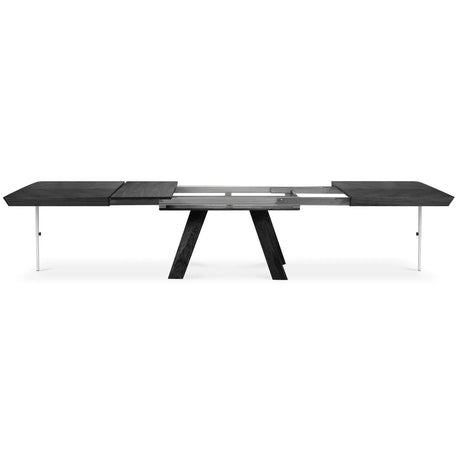 Sally ausziehbarer Esstisch aus Eichenfurnier und Eiche, 180-380 cm - ZEN ZONE Furniture