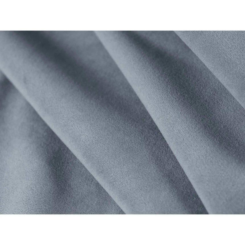 Scott 3-Sitzer Sofa, umwandelbar mit Schlaffunktion, mit Bezug aus Samt (Blu06) in Hellblau, 212x97 cm – Bild 8