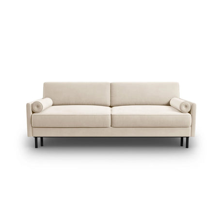 Scott 3-Sitzer Sofa, umwandelbar mit Schlaffunktion, mit Bezug aus Samt oder Strukturstoff, 212x97 cm – Bild 1