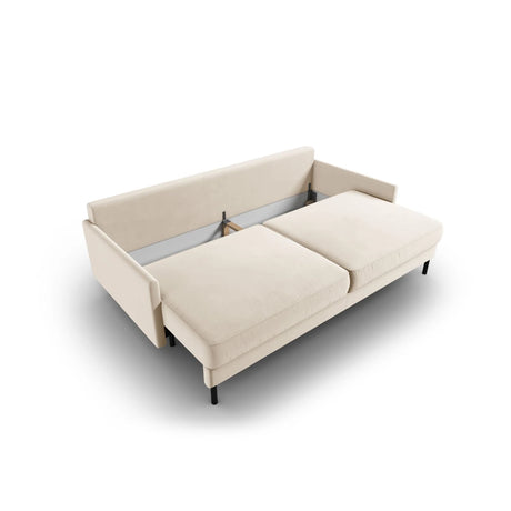 Scott 3-Sitzer Sofa, umwandelbar mit Schlaffunktion, mit Bezug aus Samt oder Strukturstoff, 212x97 cm – Bild 6