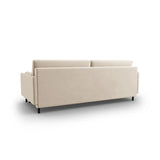 Scott 3-Sitzer Sofa, umwandelbar mit Schlaffunktion, mit Bezug aus Samt oder Strukturstoff, 212x97 cm – Bild 7