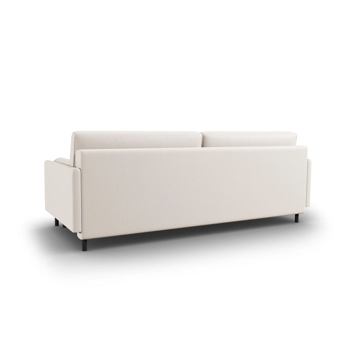 Scott 3-Sitzer Sofa, umwandelbar mit Schlaffunktion, mit Bezug aus Strukturierter Stoff (Meg351) in Leichtes Beige, 212x97 cm – Bild 7