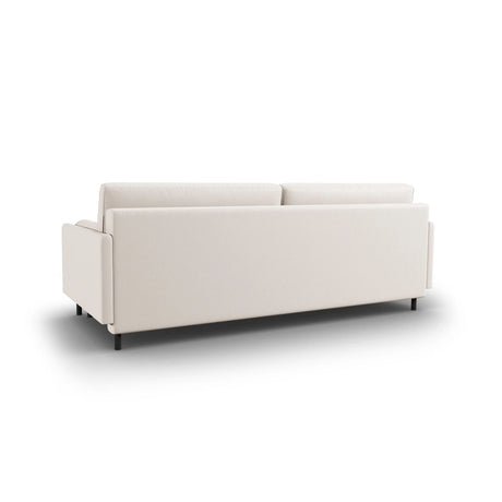 Scott 3-Sitzer Sofa, umwandelbar mit Schlaffunktion, mit Bezug aus Strukturierter Stoff (Meg351) in Leichtes Beige, 212x97 cm – Bild 7