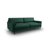 Scott 3-Sitzer Sofa, umwandelbar mit Schlaffunktion, mit Bezug aus Strukturierter Stoff (Meg359) in Grün, 212x97 cm – Bild 4