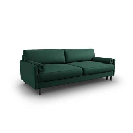 Scott 3-Sitzer Sofa, umwandelbar mit Schlaffunktion, mit Bezug aus Strukturierter Stoff (Meg359) in Grün, 212x97 cm – Bild 4