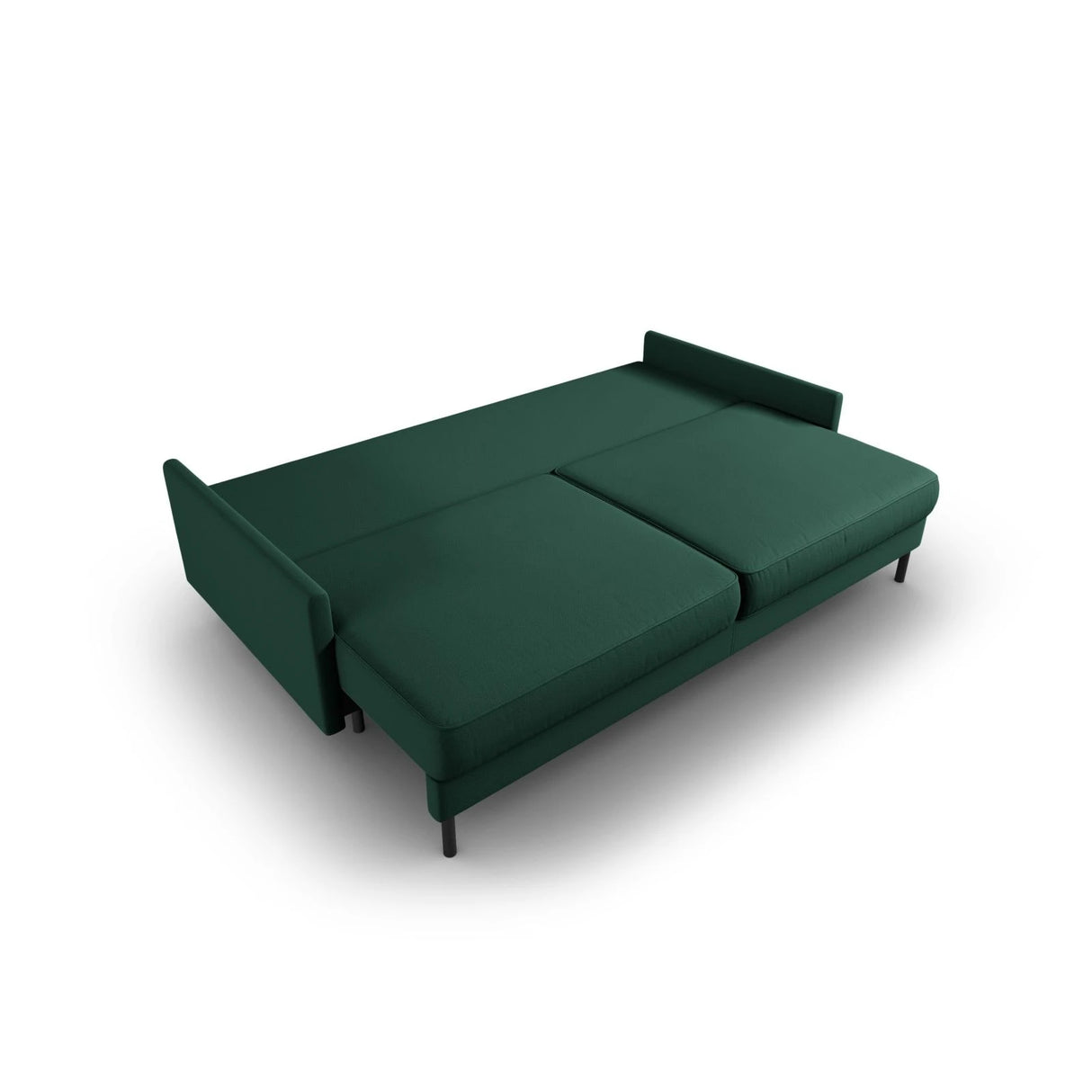 Scott 3-Sitzer Sofa, umwandelbar mit Schlaffunktion, mit Bezug aus Strukturierter Stoff (Meg359) in Grün, 212x97 cm – Bild 5