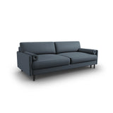 Scott 3-Sitzer Sofa, umwandelbar mit Schlaffunktion, mit Bezug aus Strukturierter Stoff (Meg361) in Blau, 212x97 cm – Bild 4