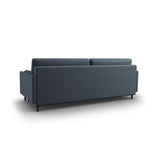 Scott 3-Sitzer Sofa, umwandelbar mit Schlaffunktion, mit Bezug aus Strukturierter Stoff (Meg361) in Blau, 212x97 cm – Bild 7