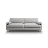 Scott 3-Sitzer Sofa, umwandelbar mit Schlaffunktion, mit Bezug aus Strukturierter Stoff (Meg363) in Hellgrau, 212x97 cm – Bild 1