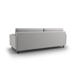 Scott 3-Sitzer Sofa, umwandelbar mit Schlaffunktion, mit Bezug aus Strukturierter Stoff (Meg363) in Hellgrau, 212x97 cm – Bild 7