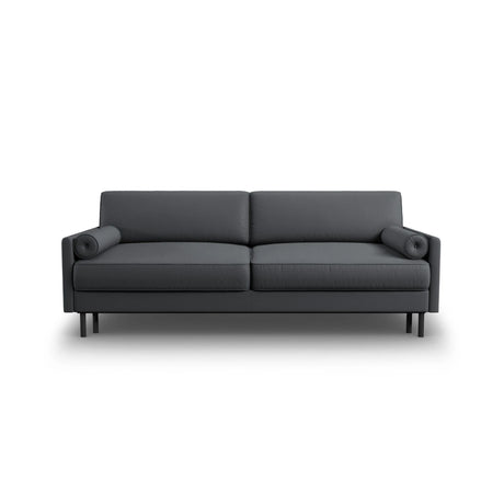 Scott 3-Sitzer Sofa, umwandelbar mit Schlaffunktion, mit Bezug aus Strukturierter Stoff (Meg367) in Dunkelgrau, 212x97 cm – Bild 1