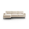 Scott 4-Sitzer Sofa, Linke Seite, umwandelbar mit Schlaffunktion, mit Bezug aus Samt oder Strukturstoff, 212x142 cm – Bild 1
