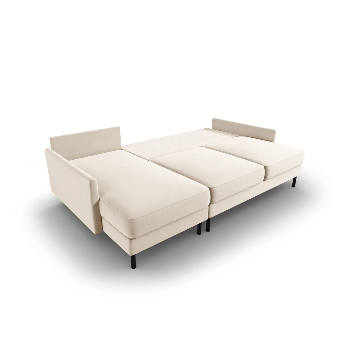Scott 4-Sitzer Sofa, Linke Seite, umwandelbar mit Schlaffunktion, mit Bezug aus Samt oder Strukturstoff, 212x142 cm – Bild 6