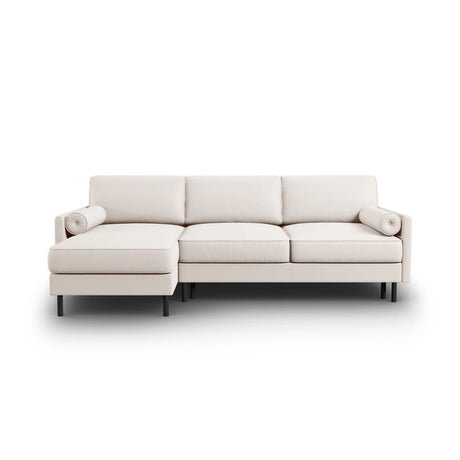 Scott 4-Sitzer Sofa, Linke Seite, umwandelbar mit Schlaffunktion, mit Bezug aus Strukturierter Stoff (Meg351) in Leichtes Beige, 212x142 cm – Bild 1