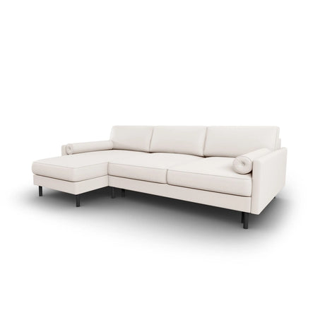 Scott 4-Sitzer Sofa, Linke Seite, umwandelbar mit Schlaffunktion, mit Bezug aus Strukturierter Stoff (Meg351) in Leichtes Beige, 212x142 cm – Bild 4