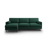 Scott 4-Sitzer Sofa, Linke Seite, umwandelbar mit Schlaffunktion, mit Bezug aus Strukturierter Stoff (Meg359) in Grün, 212x142 cm – Bild 1
