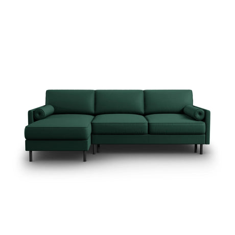 Scott 4-Sitzer Sofa, Linke Seite, umwandelbar mit Schlaffunktion, mit Bezug aus Strukturierter Stoff (Meg359) in Grün, 212x142 cm – Bild 1