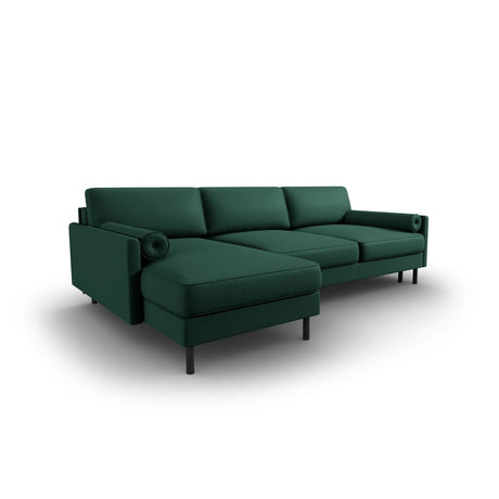 Scott 4-Sitzer Sofa, Linke Seite, umwandelbar mit Schlaffunktion, mit Bezug aus Strukturierter Stoff (Meg359) in Grün, 212x142 cm – Bild 5