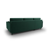 Scott 4-Sitzer Sofa, Linke Seite, umwandelbar mit Schlaffunktion, mit Bezug aus Strukturierter Stoff (Meg359) in Grün, 212x142 cm – Bild 8