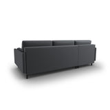 Scott 4-Sitzer Sofa, Linke Seite, umwandelbar mit Schlaffunktion, mit Bezug aus Strukturierter Stoff (Meg367) in Dunkelgrau, 212x142 cm – Bild 8