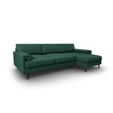 Scott 4-Sitzer Sofa, Rechte Seite, umwandelbar mit Schlaffunktion, mit Bezug aus Strukturierter Stoff (Meg359) in Grün, 212x142 cm – Bild 4