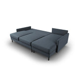 Scott 4-Sitzer Sofa, Rechte Seite, umwandelbar mit Schlaffunktion, mit Bezug aus Strukturierter Stoff (Meg361) in Blau, 212x142 cm – Bild 6