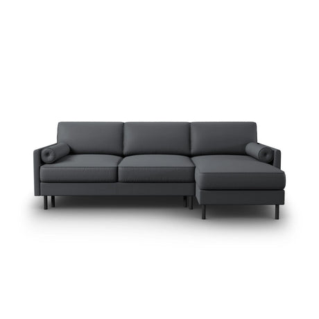 Scott 4-Sitzer Sofa, Rechte Seite, umwandelbar mit Schlaffunktion, mit Bezug aus Strukturierter Stoff (Meg367) in Dunkelgrau, 212x142 cm – Bild 1