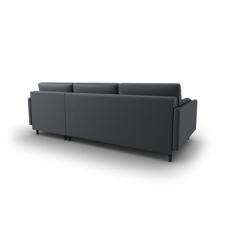 Scott 4-Sitzer Sofa, Rechte Seite, umwandelbar mit Schlaffunktion, mit Bezug aus Strukturierter Stoff (Meg367) in Dunkelgrau, 212x142 cm – Bild 8