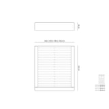 Simon Bett mit Stauraum in Boucle (LEG8) in Graphit, 160x200 cm – Bild 3