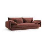 Torino 3-Sitzer Sofa aus Samt (CasCuo) in Cuoio, 220x103 cm – Bild 3
