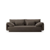 Torino 3-Sitzer Sofa aus Samt (CasEbo) in Ebony, 220x103 cm – Bild 1