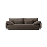 Torino 3-Sitzer Sofa aus Samt (CasEbo) in Ebony, 220x103 cm – Bild 1
