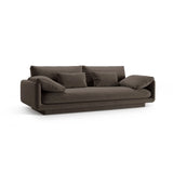 Torino 3-Sitzer Sofa aus Samt (CasEbo) in Ebony, 220x103 cm – Bild 3