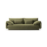 Torino 3-Sitzer Sofa aus Samt (CasFor) in Light Green, 220x103 cm – Bild 1