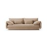 Torino 3-Sitzer Sofa aus Samt (CasLio) in Sand, 220x103 cm – Bild 1