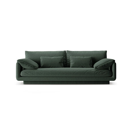 Torino 3-Sitzer Sofa aus Strukturierter Stoff (Win75) in Moss Green, 220x103 cm – Bild 1