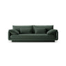 Torino 3-Sitzer Sofa aus Strukturierter Stoff (Win75) in Moss Green, 220x103 cm – Bild 1