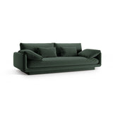 Torino 3-Sitzer Sofa aus Strukturierter Stoff (Win75) in Moss Green, 220x103 cm – Bild 3